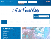 Tablet Screenshot of mvcalleja.com